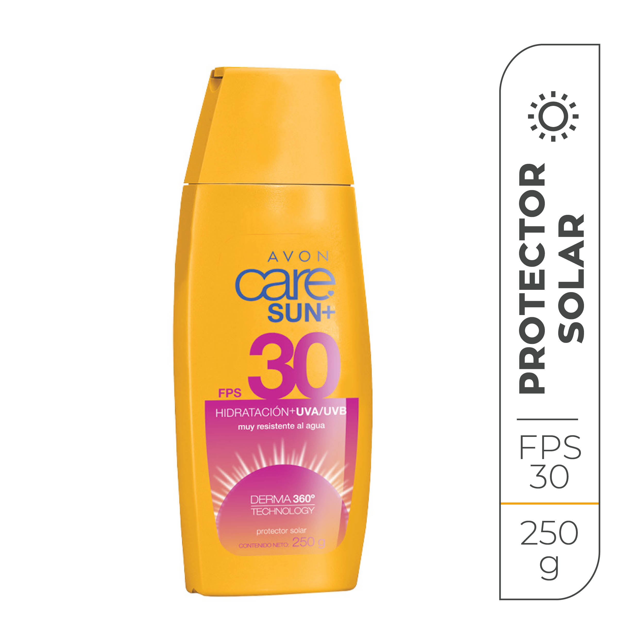 Protector Solar Hidratante FPS 30 Avon Care Sun+