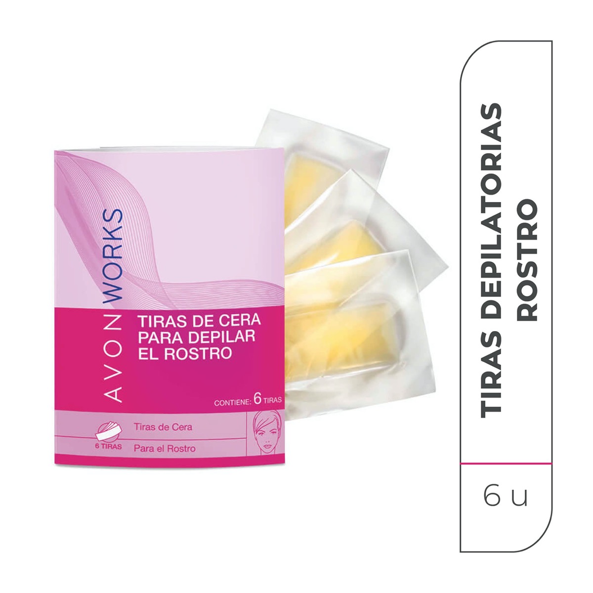 Tiras Depilatorias para el Rostro Avon Works