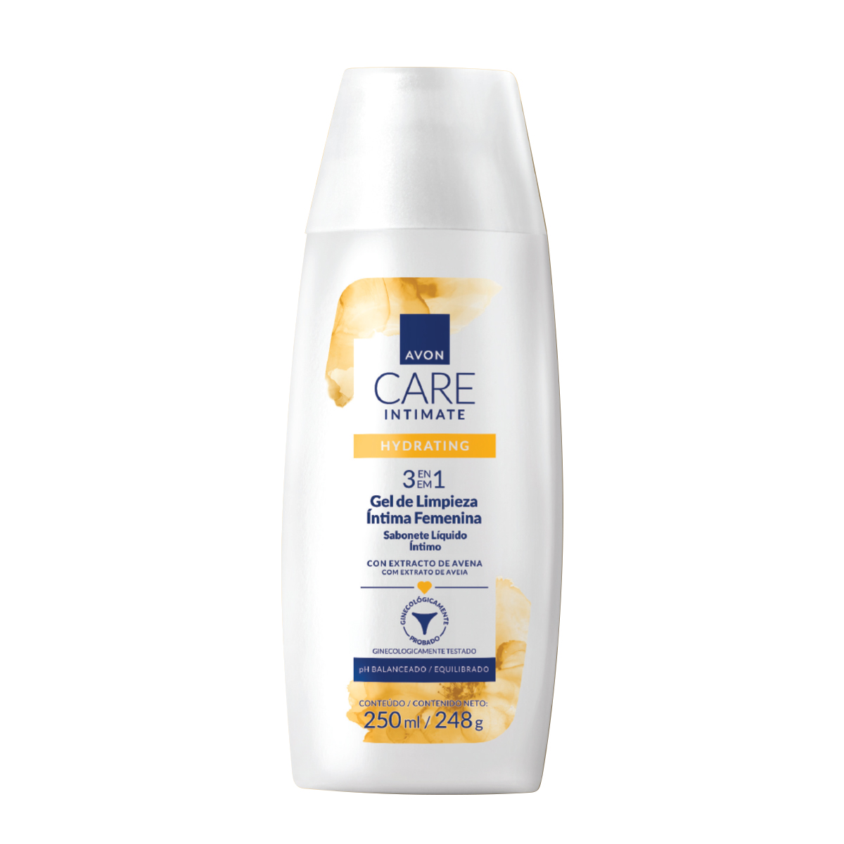 Gel de limpieza íntima femenina Gentle Avon Care