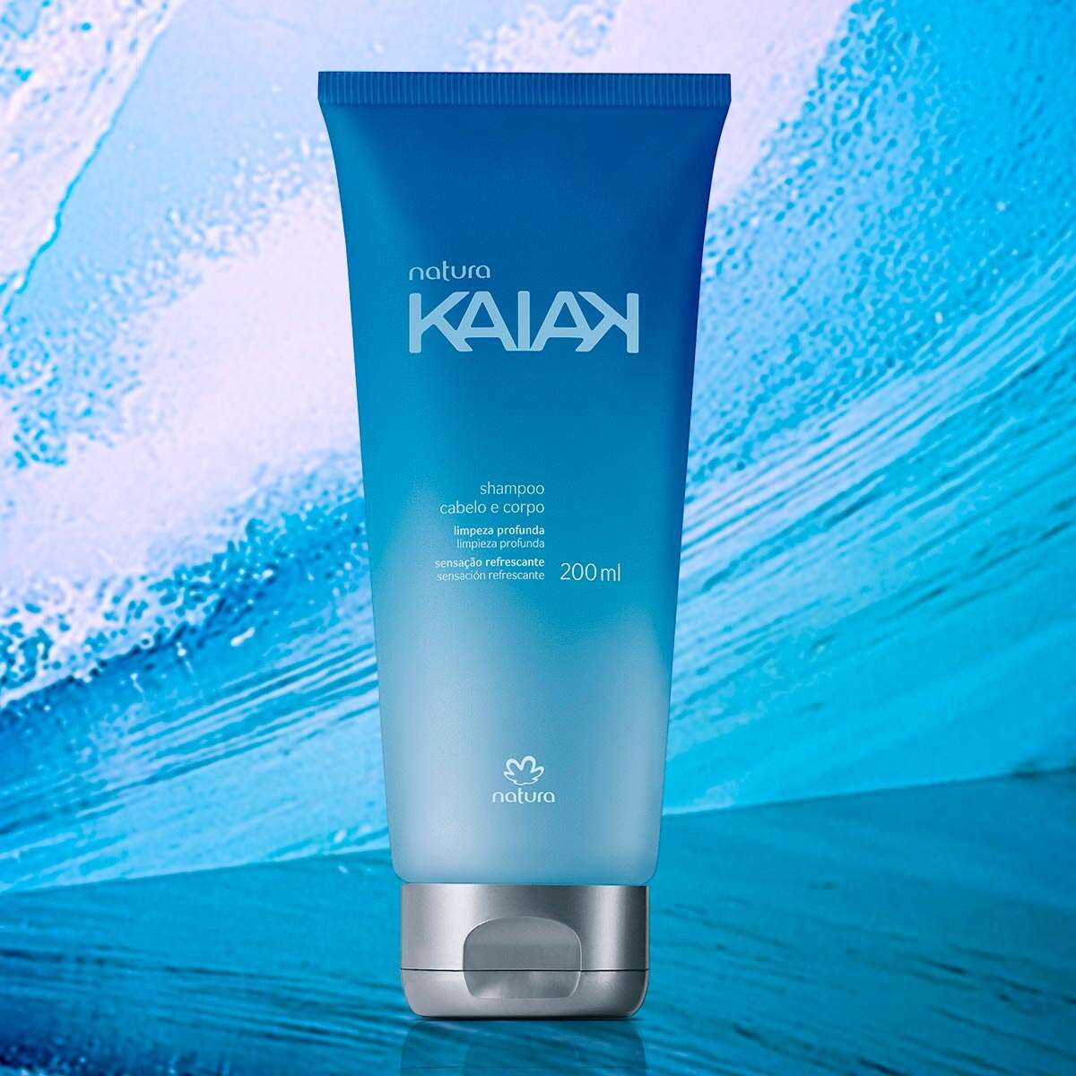 Shampoo Cabelo e Corpo Kaiak Masculino -  200 ml