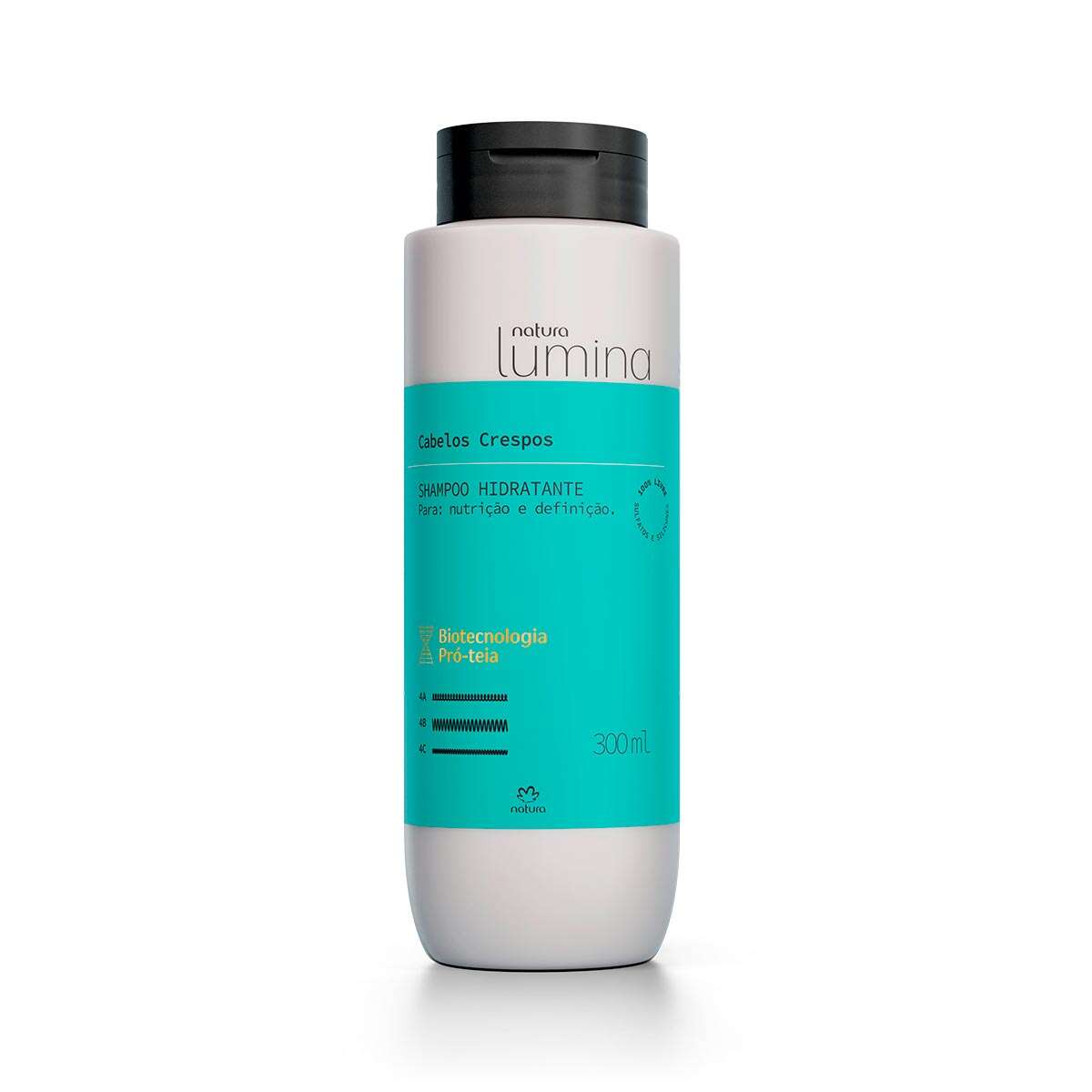 Shampoo Hidratante para Cabelos Crespos Lumina - 300 ml