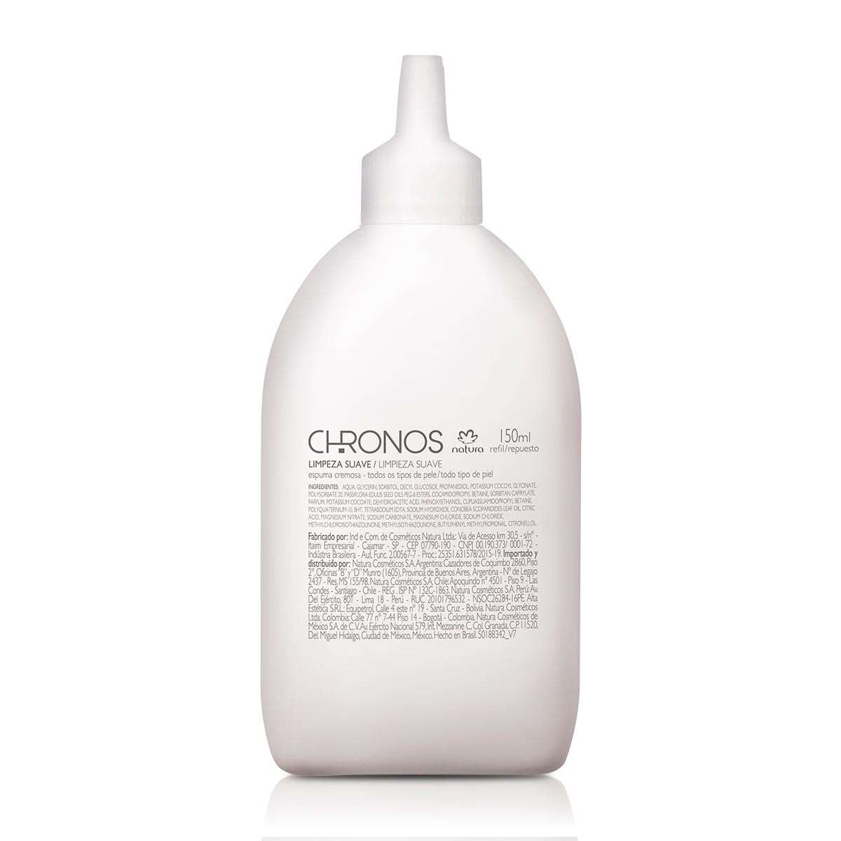 Refil Espuma de Limpeza Suave Chronos - 150ml