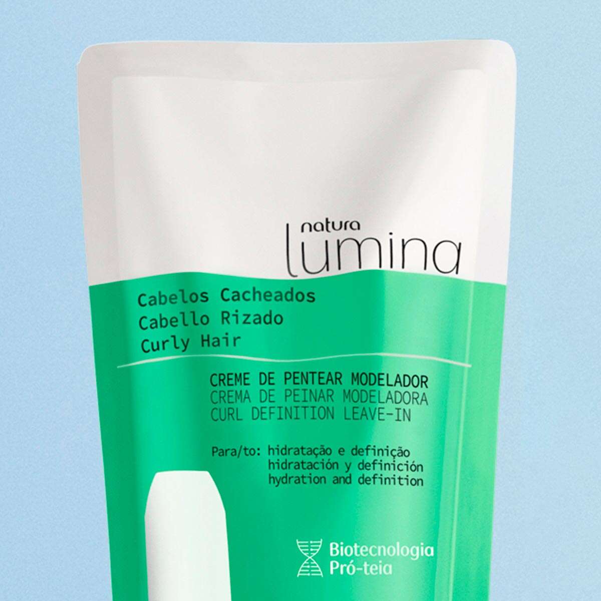 Refil Creme de Pentear Modelador para Cabelos Cacheados Lumina - 300 ml