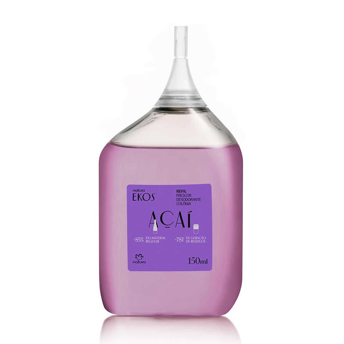 Refil Desodorante Colonia Frescor Feminino Acai Ekos - 150ml