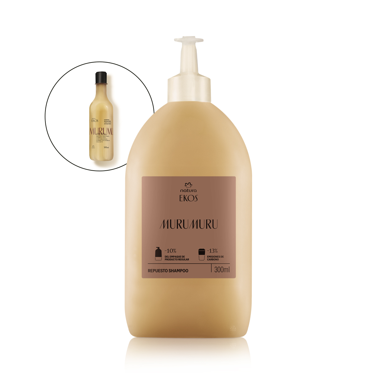 Repuesto shampoo Murumuru Ekos- 300ml