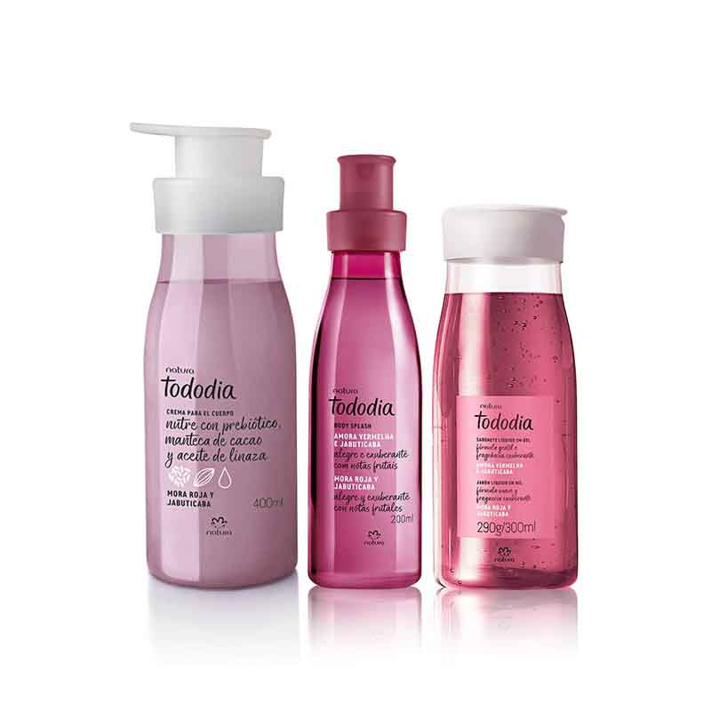 Kit  corporal Mora roja y jabuticaba