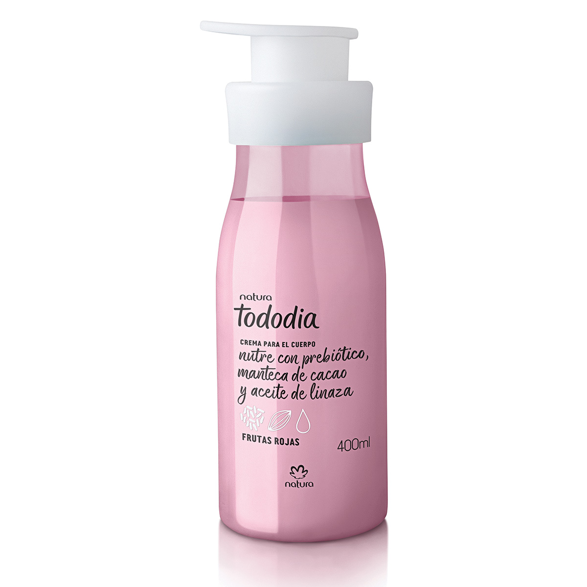 Crema Nutritiva para Cuerpo Frutas Rojas Tododia 400ml