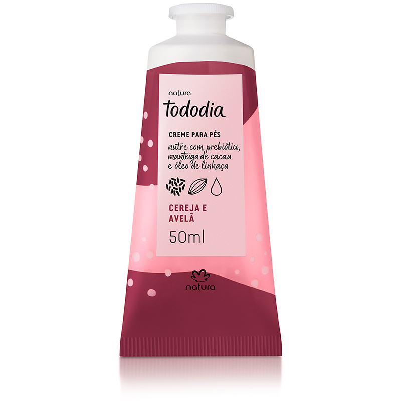 Crema nutritiva para pies  Tododia cereza y avellana - 50 ml
