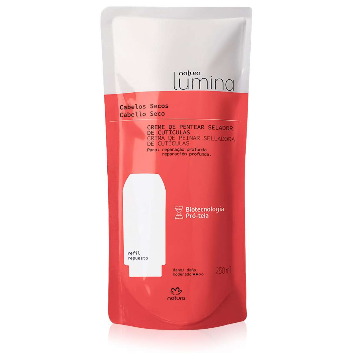 Repuesto crema para peinar selladora de cuticulas Lumina- 250ml