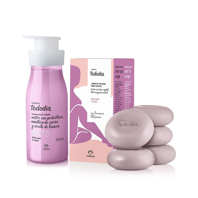 Kit rutina Tododia avellana y casis