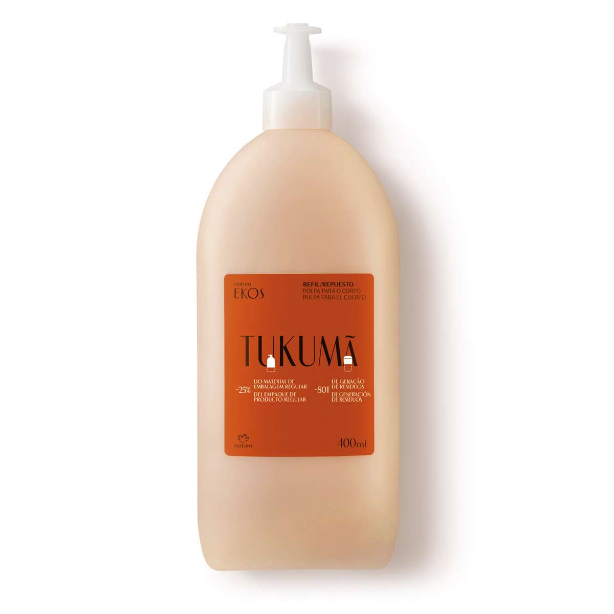Repuesto Hidratante Corporal Tukumá Ekos 400 ml